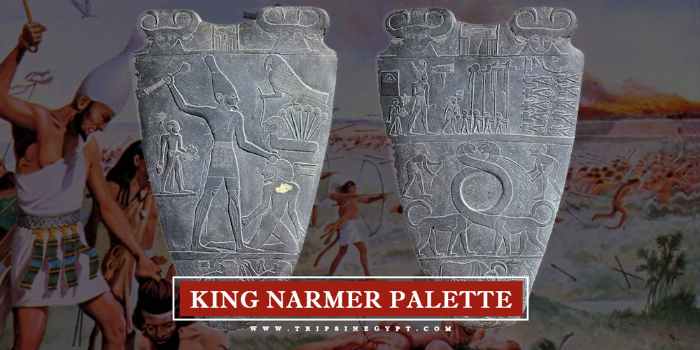 King Narmer Palette - Trips in Egypt