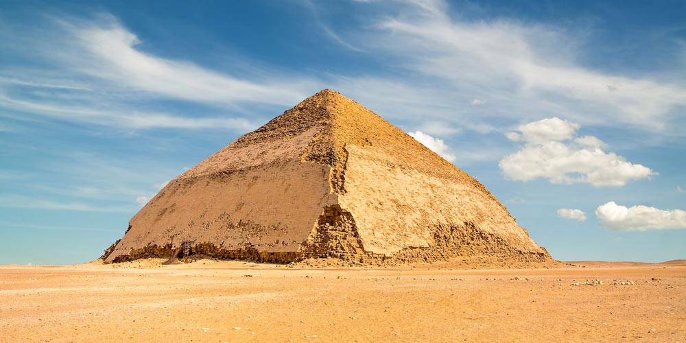 Bent Pyramid at Dahshur - Bent Pyramid of Snefru - Bent Pyramid Facts