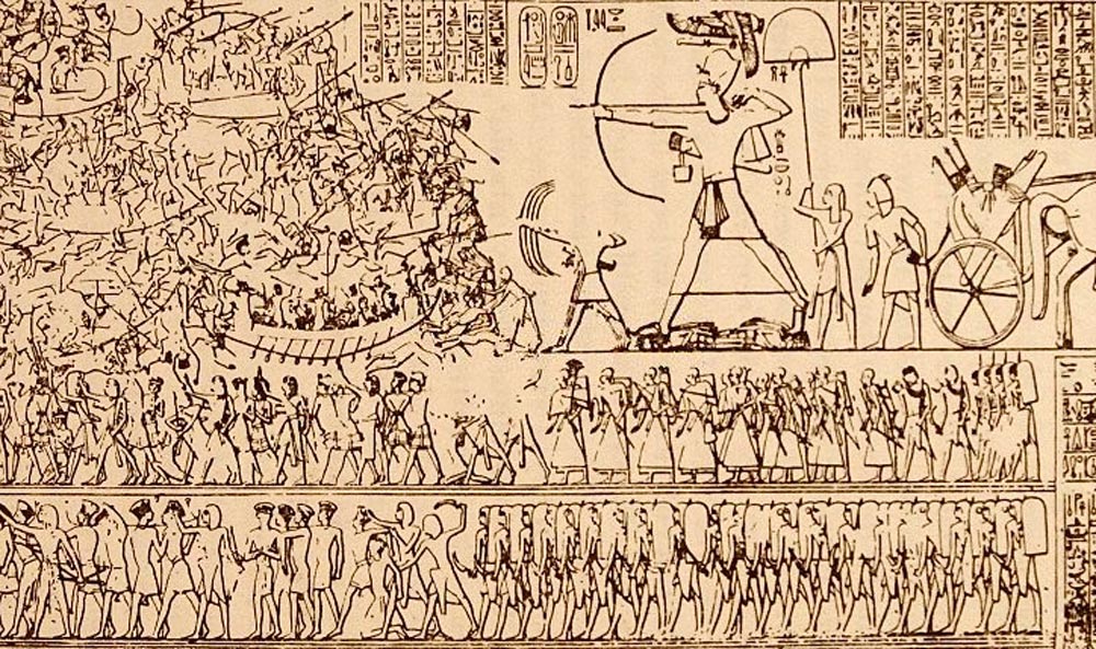 Battle of Djahy History - Battle of Djahy Facts - Ramses III and The Sea Peoples