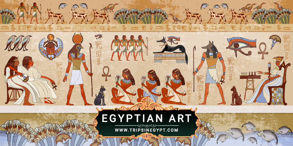 Egyptian Art Egyptian Art - Egypt Culture and Traditions - Trips in Egypt
